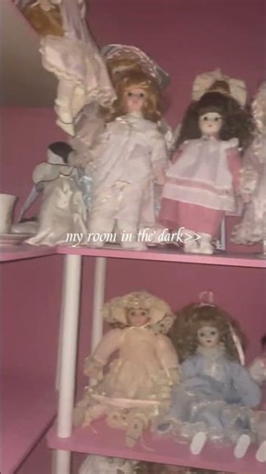 my dolls look so pretty in the dark #morute #dollcore #melaniemartinez #creepy #bambibaker
