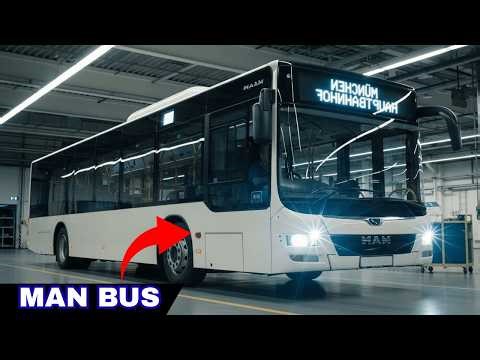Inside the MAN Bus Factory — How German Buses Are Built | Full Process