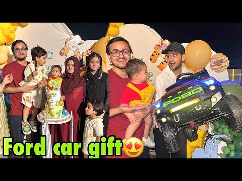 First birthday par ford ki car gift kardi😍 | ye to abhi chala bhi nhi sakta😂
