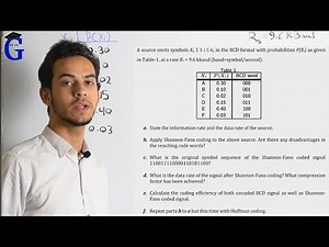 Shannon-Fano Coding - شرح شانون