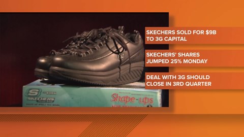 In a trade-war whirlwind, shoemaker Skechers is sold for $9 billion to become a private company