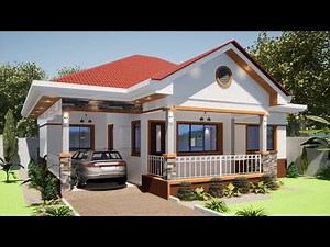 3 BEDROOM HOUSE DESIGN-SIMPLE..ID 1034