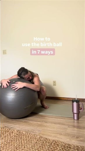 How to use the birth ball #birtheducation #birthtips