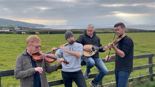 Day 285 Reel - The Cabin in the Woods (composed by Kevin Crawford) We had a great afternoon of tunes in Fanore with the brilliant Sean Smyth, Mick Conneely and Carl Hesssion | Colin Farrell Music