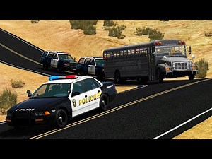 The Prison Bus Escape - BeamNG Drive