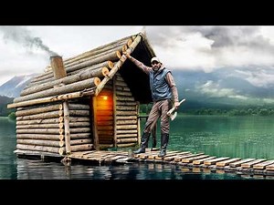 3 Forest Cabins Built by Hand 🛖 2 Hours of Survival in the Wild