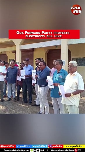 Goa Forward Party protests electricity bill hike