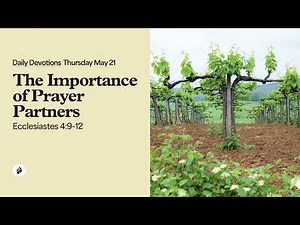 The Importance of Prayer Partners – Daily Devotional