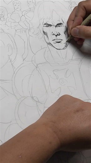 Drawing 500+ 80s CHARACTERS part 1: HE-MAN