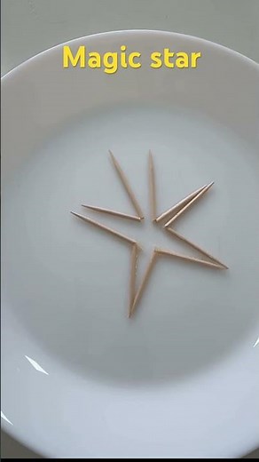 Magic Star Trick with Toothpicks & Water! #ScienceExperiment #capillaryaction #science #experiments