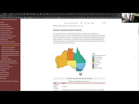 Forecasting: Principles and Practice: Forecasting hierarchical and grouped time series (fpp02 11)