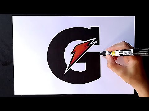 How to draw the GATORADE logo