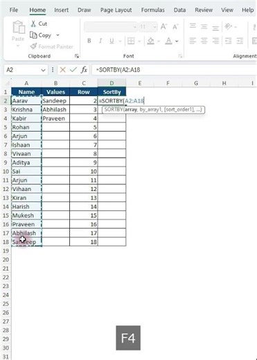 Flipping the Order of Cells