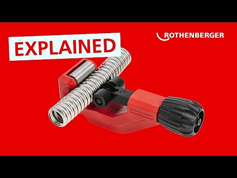Explained: The Tube Cutter 42 CSST for corrugated stainless steel tubes