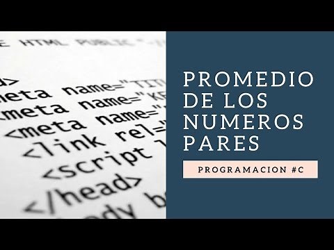 Programación en C: Promedio de los Números Pares