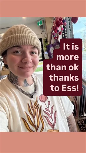 Make Space For Art Society on Instagram: "Today we celebrate Ess who has been working behind counter at the North Perk cafe since pretty much day one. Ess also does an incredible job curating our gorgeous retail area. Thanks for believing in our small but mighty project Ess! Here is Ess’ bio in their own words: “I’m a multi-media white settler queer nonbinary artist working mainly in illustration, ceramics and tattoos. I love creating tiny worlds and micro joys while supporting the artists and c