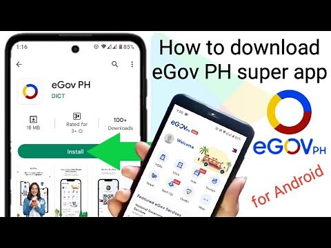 how to download egovph app for android