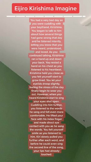 Adorable Kirishima x Reader Scenarios | My Hero Academia Fanfiction