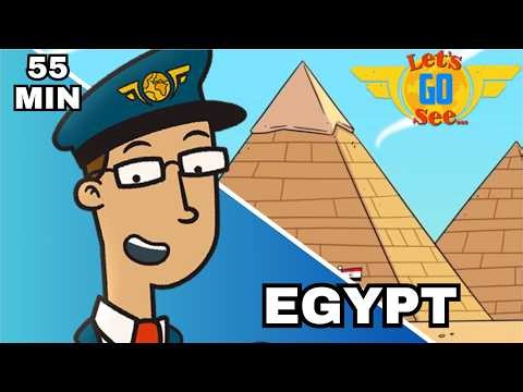 A Day in a Pilot’s Life ✈️ | Flying Kids to Ancient Egypt Adventure | Travel & Adventure for Kids