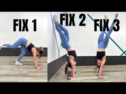 3 Spots you get stuck training for the handstand (& how to fix it)