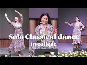 solo Classical dance in college | Piyu Bole | Sajdaa | Ek Dil Ek Jaan ❤️