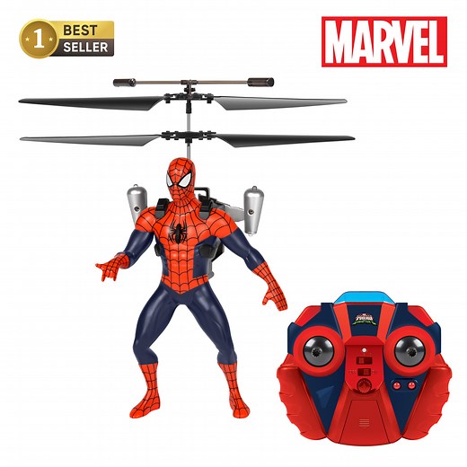 Marvel's Spider-Man RC Helicopter Flying Figure