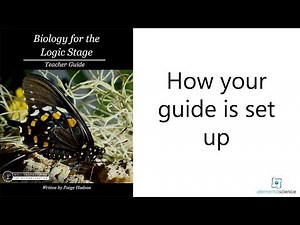 How the Elemental Science Logic Stage Teacher Guide is set up