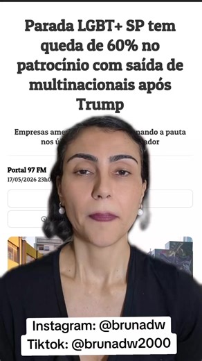 A Parada LGBT de São Paulo perdeu 60% do patrocínio das empresas multinacionais de 2025 para 2026. Eles colocam a culpa do corte de investimento das empresas multinacionais no presidente Donald Trump, mas isso é simplesmente a lei do retorno. Quem vai querer patrocinar uma comunidade que impõe conceitos bizarros, ataca a família tradicional e diz odiar o capitalismo? A conta chegou... #lgbt #patrocinio #leidoretorno #capitalismo #sãopaulo