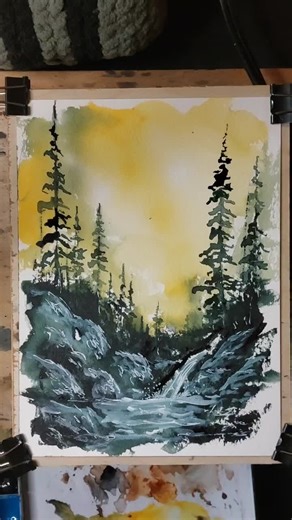 #art #newnormal #watercolorpainting #arkansas #watercolorlandscape