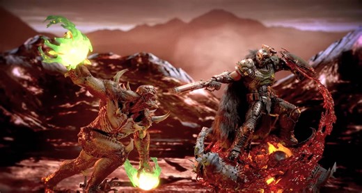 (18 ) Prime 1 Studio Reveals Statues of the Executioner of Doom and the Imp‑Stalker from Shooter Doom: The Dark Ages