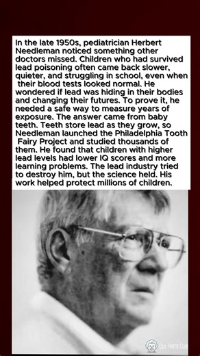 He Used Baby Teeth to Prove Lead Was Hurting Children #Shorts #ScienceMatters #PublicHealth