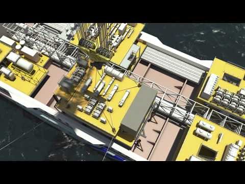 FPSO installation Animation