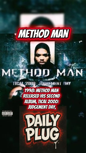Method Man released second album Tical 2000: Judgement Day November 17, 1998 #methodman #wutangclan