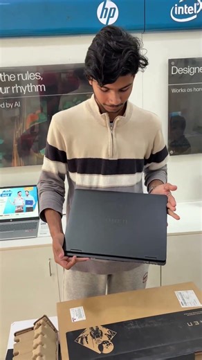 HP OMEN UNBOXING BY HAPPY CUSTOMER... #smartphone #hppower #laptop #hpsmart #laptopvspc#gaming