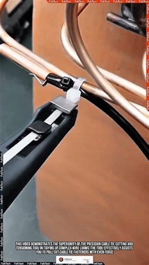 Cable Tie Tool: Pull Cut Cable Tie Strong Neat Precise #tool #tools #innovation