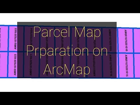 Parcel map Preparation on ArcGIS