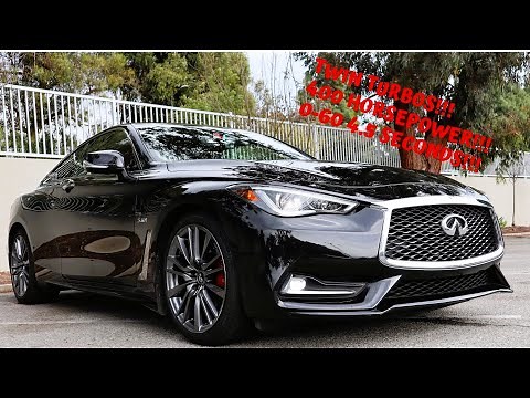 Infiniti Q60 Red Sport 400 Twin Turbo with 400 Horsepower! 0-60 HELLA FAST! Randys Reviews