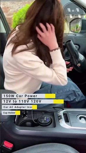 150W Car Power Inverter DC 12V to 110V 120V Car AC