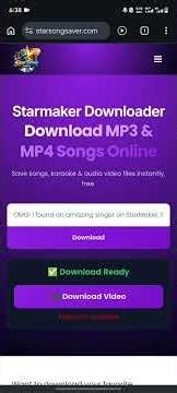 How to Download Starmaker Songs on Mobile or Pc - Starmaker Downloader