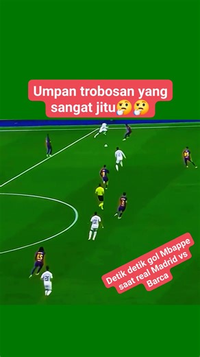 13K views · 75 reactions | Gol,.. Umpan trobosan pemain madrid yg sangat jitu saat real Madrid vs barca #viral #football #barca #mbappe #viralposfootball #trendingreel #footballplayer #bellingham #pedri #laliga #elclassico #realmadrid #fcbarcelona #bola #sepakbola #reelsviral | Nasikhun | Facebook