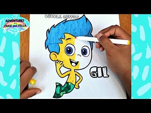 Let's Color In: GIL from Bubble Guppies - Coloring Pages