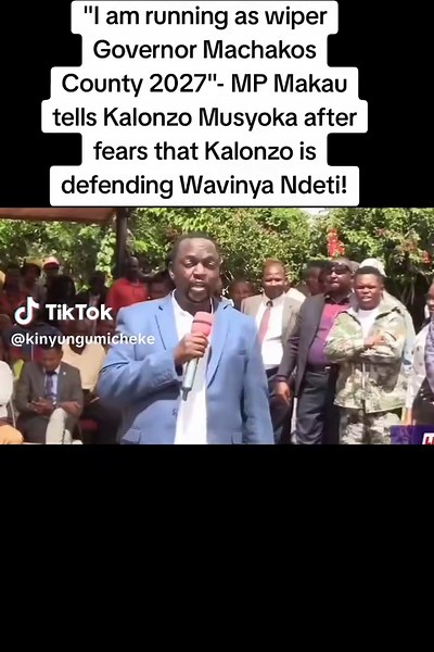 MP Makau Declares Wiper Governor Bid for Machakos 2027