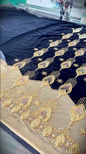 Advanced Multi Head Embroidery Machine | Textile Production Technology #embroiderymachine