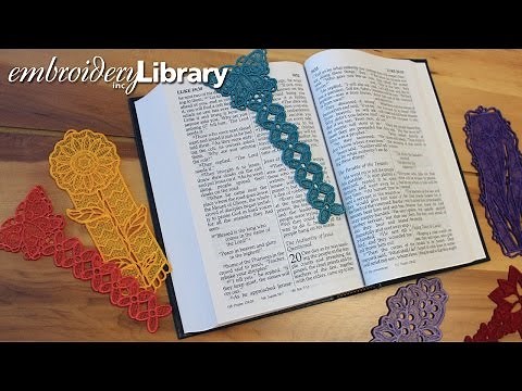 Making Freestanding Lace Bookmarks
