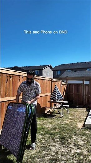 Setting up my backyard oasis—sometimes, the best therapy is just soaking in the sun #ninjalife