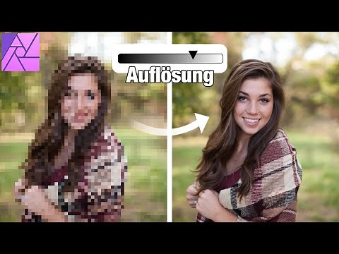 Höhere Auflösung für Bilder mit diesen Tricks | Affinity Photo Tutorial Deutsch