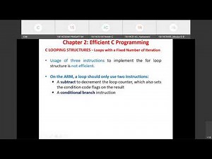 ARM - Effficient C Programming: Part3