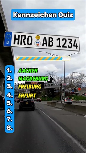 Welches Kennzeichen ist das ? #Kennzeichen #Nummernschild #städte #Deutschland