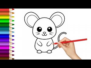 Easy Mouse Drawing Tutorial for Kids