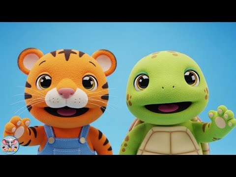 Baby Tiger & Baby Turtle's Big Adventure! 🐯🐢 | Animal Friends Song | Nursery Rhymes & Kids Songs